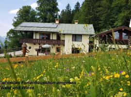 Ferienhaus hoch oben mit Alpen Panorama Königssee- Nichtraucherdomizil, hotel en Berchtesgaden