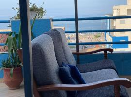 Grand appart avec vue sur mer, hotell i Oued Laou