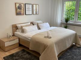 Modern Terrace Apartment Free Wifi Free Parking and Netflix, appartement in Hamm