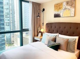 Angeliz Suites One Uptown Residence 1BR, Fast Wifi, FREE Swimming & in Front of UPTOWN Shopping Mall BGC, Airport Shuttle Available, hotel near KidZania Taguig, Manila