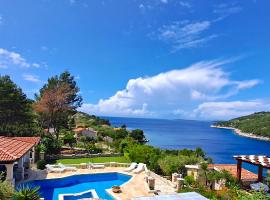 Villa Stone House Poplat, hotell i Vela Luka