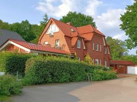 Moderne Ferienwohnung mit Kamin u Garten im EG 100qm Nähe Weser und Golfplatz, Hotel in Achim