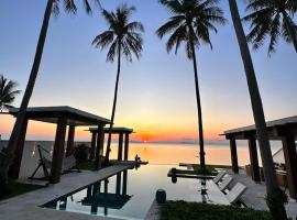 Villa Hanna Luxury Beachfront Koh Samui, būstas prie paplūdimio mieste Samujis