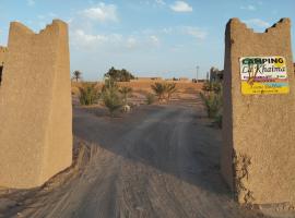 Auberge Camping La Khaima, hotell i Merzouga