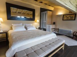 CÔTE GARONNE le BALCON DES DAMES -hôtel et restaurant- Tonneins Fauillet Marmande - vue panoramique bord de Garonne chambres climatisées, hotel di Tonneins