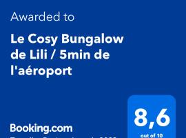 Le Cosy Bungalow de Lili / 5min de l'aéroport, holiday rental sa Les Abymes