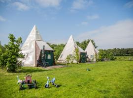 Boerderij Halfweg, tented camp en West-Terschelling