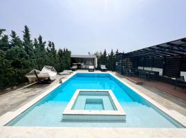 Olivujoj Villajoj - Deluxe Villa with Detached Pool House, villa in Anavyssos