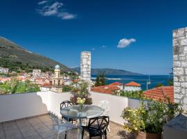 Spyros House, 3 bedrooms-sea view-in Agia Efimia, villa i Agia Efimia