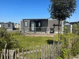 Mobil-home 6 pers, 3 chambres, piscine chauffée, plage à 200m, terrasse couverte - FR-1-361A-12