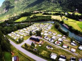 Viesnīca Valldal Camping pilsētā Valldāle