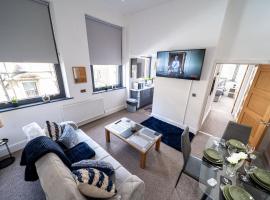 Cozy 1-Bedroom Apartment in the Heart of Barnsley Town Centre，巴恩斯利的公寓