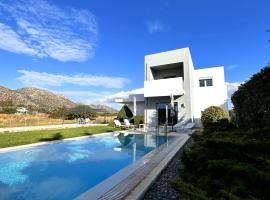 Selene a modern villa with private pool: Stavros şehrinde bir villa