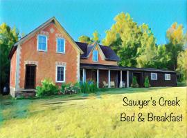 Sawyer's Creek Bed and Breakfast, panzió Algonquin Highlandsben