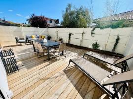 Villa 6pers parking terrasse plancha garage, budgethotel i La Teste-de-Buch