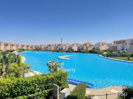 Marassi 2 bedrooms Apartment Direct Lagoon -Steps to the Beach ,El Alamein hotel& Marina, hotel a El Alamein