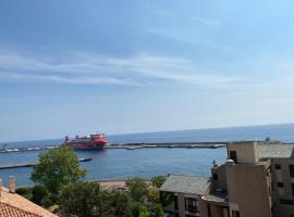 Appartement vue sur mer, hôtel à Bastia