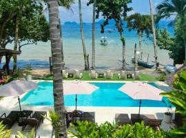 Last Frontier Beach Resort-Adults Only, resort i El Nido