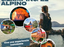 El Alpino Cabaña Glamping & Camping, отель в городе Гуатавита