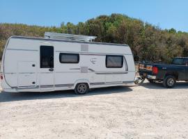 Achziv Beach אכזיב חף, campsite in Liman