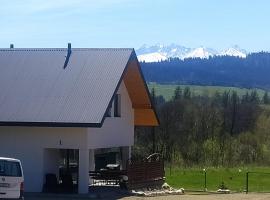 I Bike'owy Domek z fińską balią nad jeziorem czorsztyńskim - 400m od jeziora i ścieżki rowerowej, hotel v destinaci Maniowy
