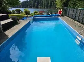 luxury ocean dock pool villa