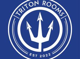 Triton Rooms, hotel Ájosz Nikólaosz-i Sportközpont környékén Lefkandíban