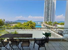 Southbay Seaview Condo A10 #10minQueensbay #15minSPICE, casa de praia em Bayan Lepas