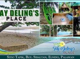 Tay Delings place, hotel com estacionamento em El Nido