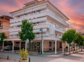 Hotel Hermes Pieria, huoneisto kohteessa Olympiakí Aktí