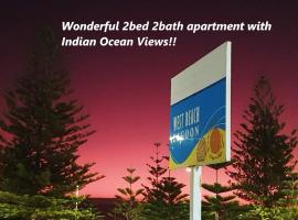 퍼스에 위치한 바닷가 숙소 Wonderful 2bed 2bath Apartment With Ocean Views !