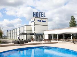 Globales Post Hotel & Wellness, hotel s jacuzzi v destinaci Herstal