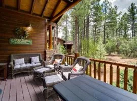 Deck and Fire Pit Show Low Villa in the Pines