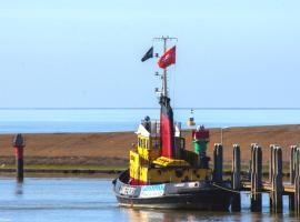 Historic boat Langenort, hotel a Harlingen