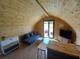 Glamping Pod, luxuskemping Prodrómiban