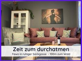 Der Fuchsbau - Fewo LePetit - im sonnigen Harz - Hunde willkommen - 100m bis zum Wald - FREE WLAN, apartment in Bad Sachsa