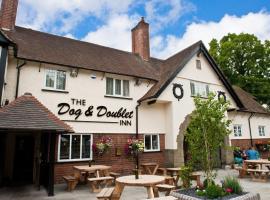 The Dog & Doublet Inn, hotel romântico em Stafford