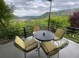 panorama, hotel barato en Mtskheta