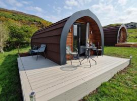 Tighlochan pods, cottage in Scourie