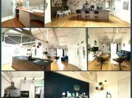 Loft Évasion - Loft lumineux et climatisé entre Montpellier et les plages - 2 chambres - Parking - Tram