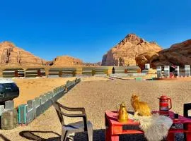 Sun rise wadi rum camp