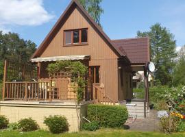 Kaszuby domek nad jeziorem blisko Gdańska, vacation home in Borkowo