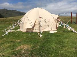 sterlochy dome, tented camp en Lochcarron