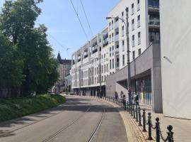Mostowa 23 HUGO Apartment, self check-in 24h, free parking, air-conditioning, hotel accessibile a Poznań