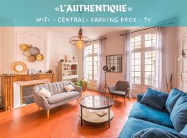 L'Authentique - Central - Spacieux - WiFi - Parking Prox、ペズナのアパートメント