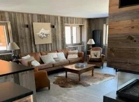 Duplex 11 pers. au centre de Crest-Voland, cheminée, ski-room, wifi, non fumeurs - FR-1-733-36