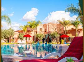 Las Palmeras Guest House, hotell i Marrakech