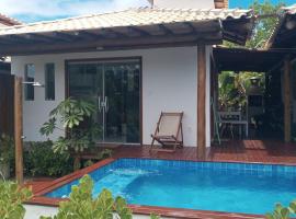 Casa 2 Suítes com Ar, Piscina a 400 mts Praia - Taipu de Fora Barra Grande #3, hotel i Marau