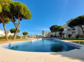 Nice Apartment In El Portil With Outdoor Swimming Pool