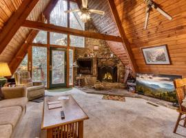 Mountain Springs Chalet- A Romantic Smoky Mountain Escape - Private Original A-Frame Chalet - access to Buckberry Creek, Mature Hardwood Forest, very close to Ober Gatlinburg, the Great Smoky Mountains National Park, and Downtown Gatlinburg in the Smokies